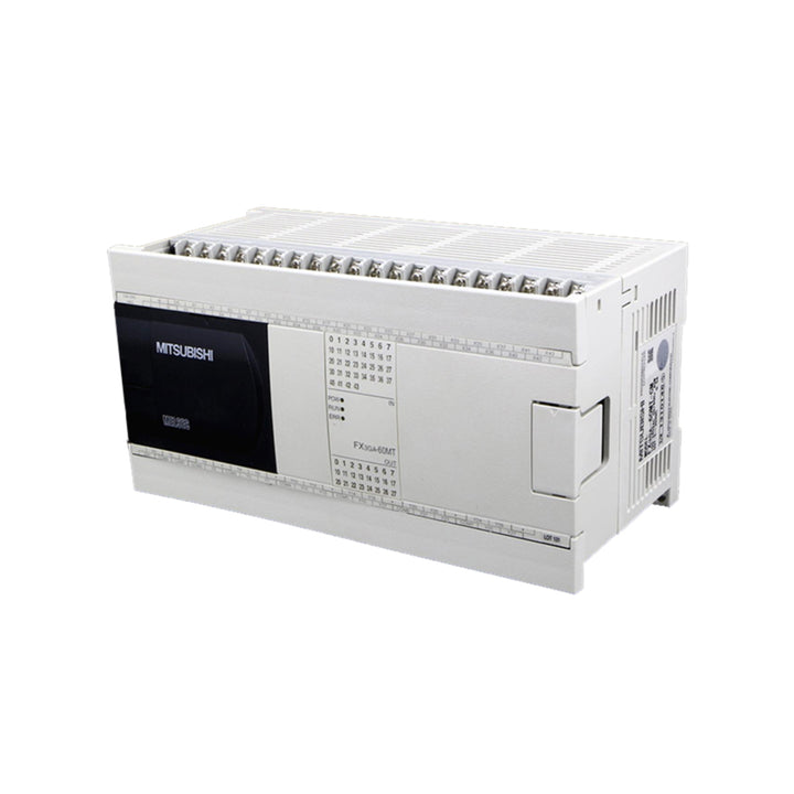 Mitsubishi FX3GA-60MT-CM PLC, 60 I/O, transistor sink output, 100–240 V AC, FX3GA series