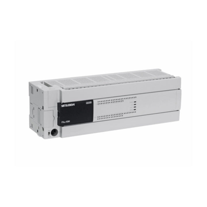 Mitsubishi FX3U-80MR/ES-A PLC, 80 I/O, 100–240V AC power, relay output, FX3U Series base unit for scalable automation.