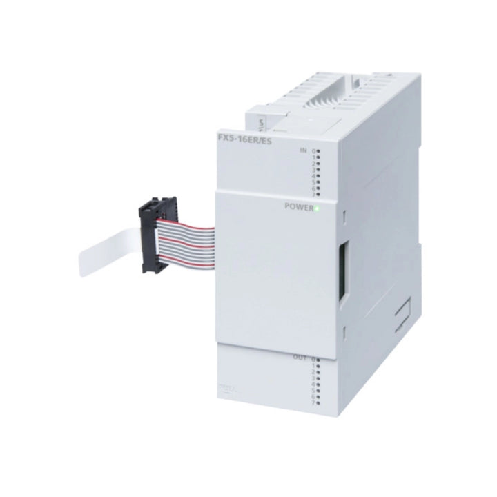 Mitsubishi FX5-16ER/ES relay output module, 16-point, 24 V DC, iQ-F series