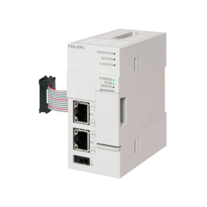Mitsubishi FX5-OPC OPC UA module for FX5 PLC, secure IIoT and SCADA communication interface