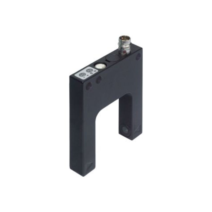 Pepperl+Fuchs GL30-RT/32/40a/98a photoelectric slot sensor, 30mm slot width, PNP output, visible red light, IP67 rated.