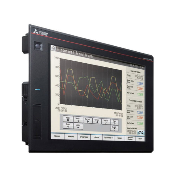 Mitsubishi GT2715-XTBA HMI, 15-inch XGA touchscreen with Ethernet and USB, GOT2000 series
