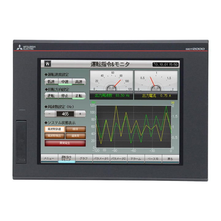Mitsubishi GT2715-XTBD HMI, 15” XGA touchscreen, RS-422/485, USB, Ethernet, GOT2000 Series