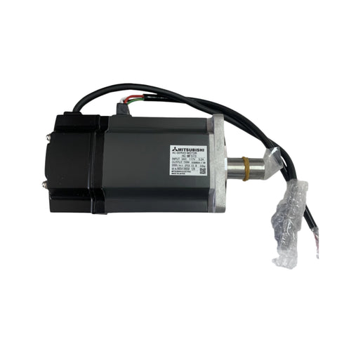 Mitsubishi HC-MFS73 servo motor, 750W, 3000 RPM, shaft with key, IP65, for MR-J3 series drives