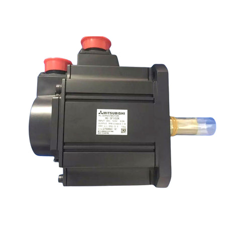Mitsubishi HC-SF102K servo motor, 1kW, 3000 RPM, keyed shaft, 3-phase, flange mount, high-performance drive
