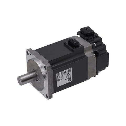 Mitsubishi HF-KN43 400W AC servo motor with 3-phase 200V input and 131,072 PPR encoder.