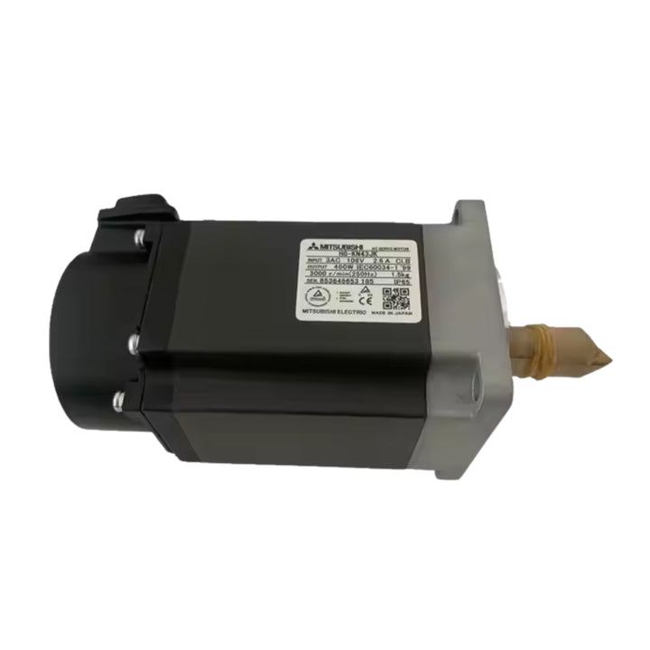 Mitsubishi HG-KN43JK servo motor, 400 W, 200 V, brake &amp; key, 3000 rpm, HG-KN series