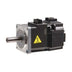 Mitsubishi HG-KR13B servo motor, 100W, 3000 RPM, with brake, compact design for precision automation systems.