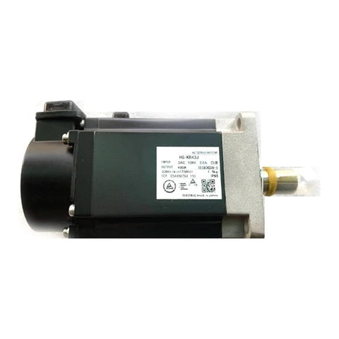 Mitsubishi HG-KR43J servo motor, 400W, 3000 RPM, incremental encoder, compact high-speed motor for precision automation.
