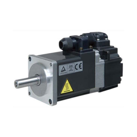 Mitsubishi HG‑KN73JK servo motor, 750 W, 200 V, with key shaft and brake, medium inertia