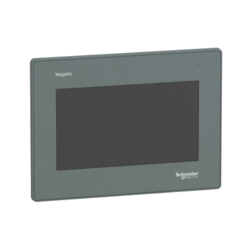 HMIGXU3512 Schneider Electric 7 inch wide screen, Universal model, 2 serial ports,1 Ethernet port, embeddedRTC