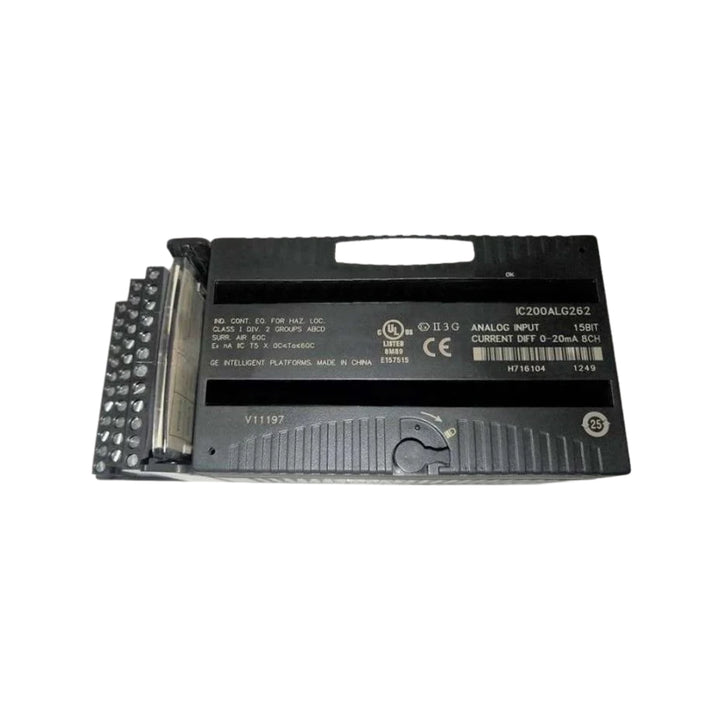 GE IC200ALG262 VersaMax 2-channel analog output module, 0–10V voltage signal, 12-bit resolution