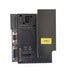 GE IC200CPU005 VersaMax Micro PLC CPU, 14 I/O, RS-232 communication, 28KB memory, compact and DIN rail mountable.