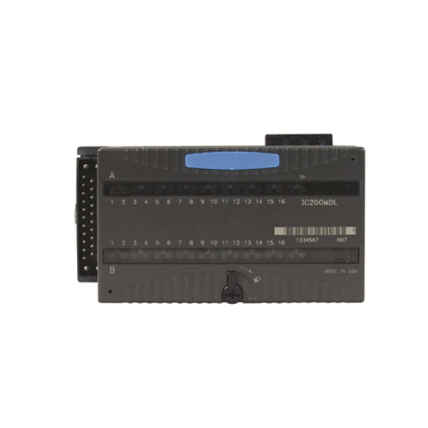 GE IC200MDL730 VersaMax 32-point output module, 24VDC sourcing transistor, positive logic