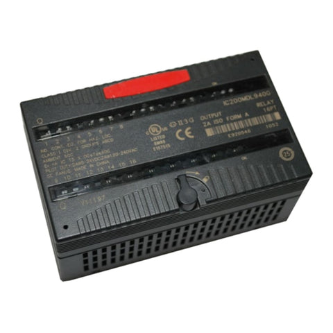 GE IC200MDL940 VersaMax input module, 32-point, 120VAC, positive logic. Reliable AC signal monitoring in compact control systems. Ships worldwide.
