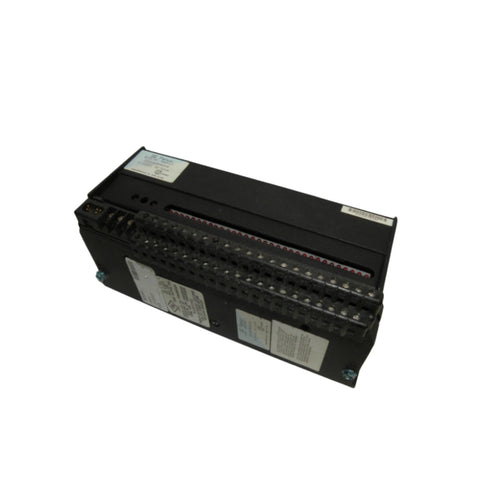GE IC660BRD024 output block, 16-point 24 VDC sourcing logic, field-mountable for Genius I/O systems in industrial automation.