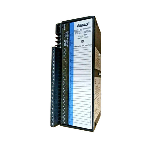 GE Fanuc IC660TBD024 terminal assembly, 32 configurable circuits, 10–30 VDC operation, 850V isolation, for Genius I/O systems.