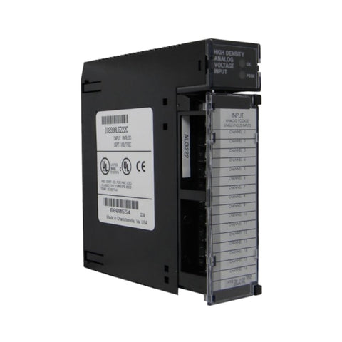 GE IC693ALG222 analog output module, 2 channels, 4–20mA current output, 12-bit resolution, isolated, for Series 90-30 PLCs.