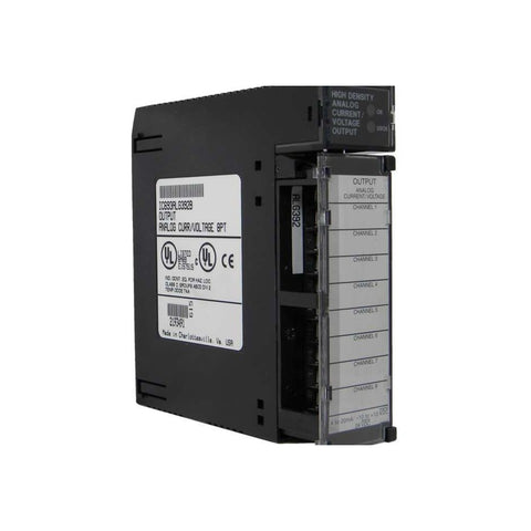 GE IC693ALG392 analog input module, 4 channels, ±10VDC input, 12-bit resolution, isolated channels for Series 90-30 PLCs.