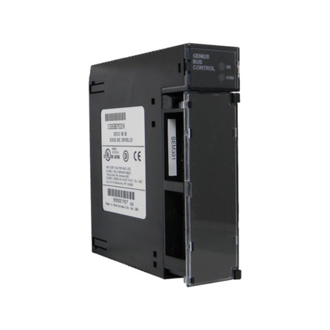 GE IC693BEM331 Remote I/O Bus Transmitter Module for Series 90-30 PLCs, RS-485 interface, enables remote baseplate expansion.