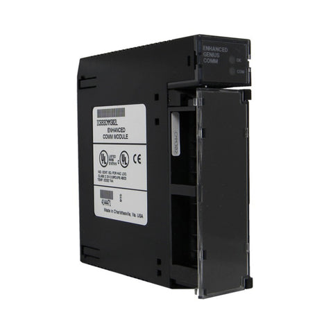 GE IC693CMM302 Ethernet interface module for Series 90-30, 10Base-T TCP/IP, remote programming and data communication.