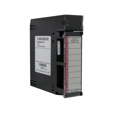 GE IC693MDL931 8-point relay output module, SPDT Form C contacts for AC/DC loads, with LED indicators, for Series 90-30 PLCs.