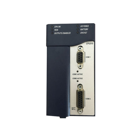 GE IC695CPU315 RX3i CPU with 1GHz processor, 64MB memory, Ethernet and serial communication, for real-time control applications.