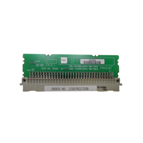 GE IC697ACC722 3.6V lithium battery assembly for Series 90-70 PLCs, remote mount with cable, memory and clock backup.