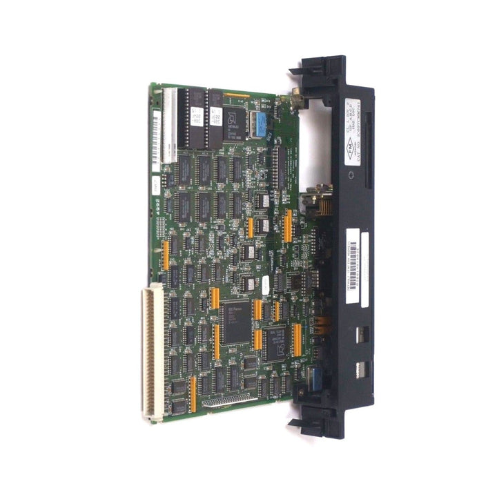 GE IC697CMM741 Ethernet Controller Module for Series 90-70 PLCs, supporting TCP/IP and MMS protocols via 15-pin