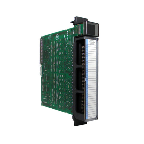 GE IC697MDL753 32-point DC sinking output module for Series 90-70 PLCs, compatible with 5V, 12V, and 24VDC devices.