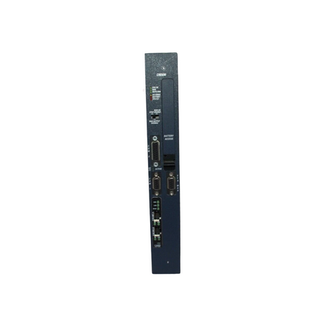 GE IC698CRE030 RX7i redundant CPU, 300MHz, 10MB user memory, built-in sync ports for high-availability PLC applications.