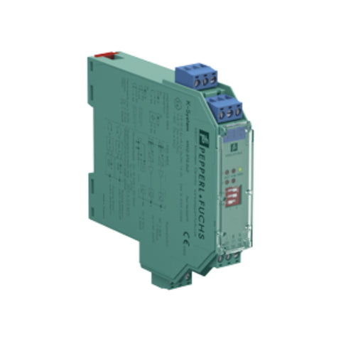 Pepperl+Fuchs KFD2-ST3-Ex2 switch amplifier, 2-channel isolated barrier, dry contact or NAMUR inputs, active transistor output, SIL 2 certified, Part No. 262111.