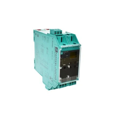 Pepperl+Fuchs KFU8-UFC-1.D frequency converter, 1 mHz–10 kHz input, 0/4–20 mA output, relay and transistor outputs, SIL 2 certified, Part No. 231195.