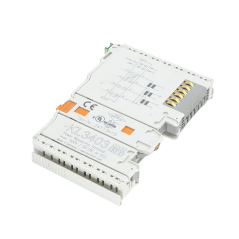 Beckhoff KL3403 analog input terminal, 3-channel, 0–20 mA, 16-bit, K-Bus