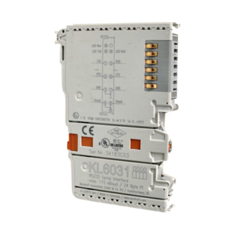 Beckhoff KL6031 RS232 serial communication Bus Terminal for industrial automation