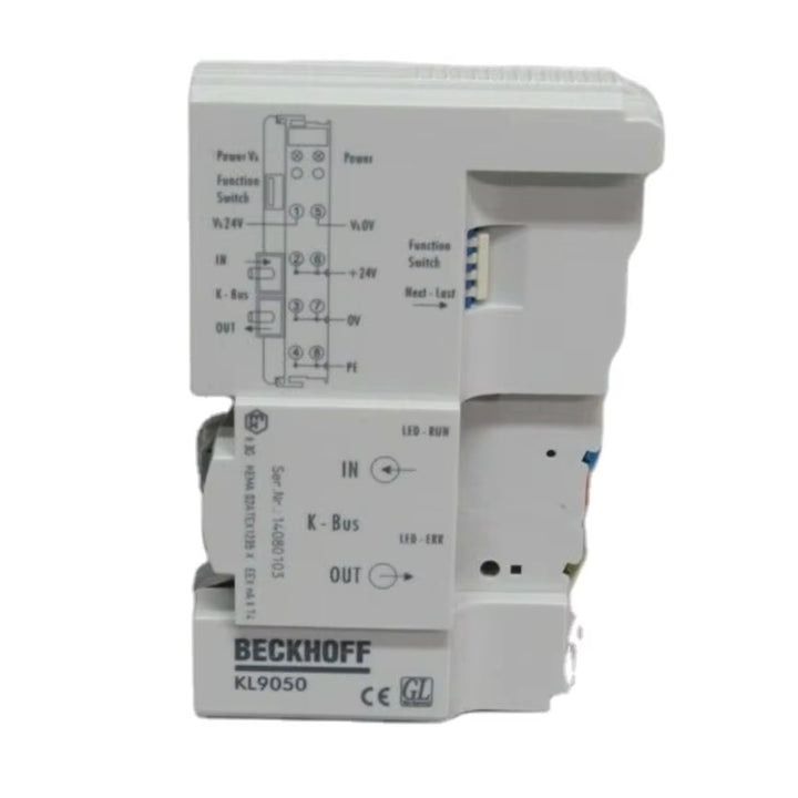 Beckhoff KL9050 bus end terminal with integrated K-Bus power supply