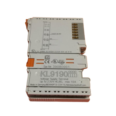 Beckhoff KL9190 power supply terminal, 24 V DC, K-Bus