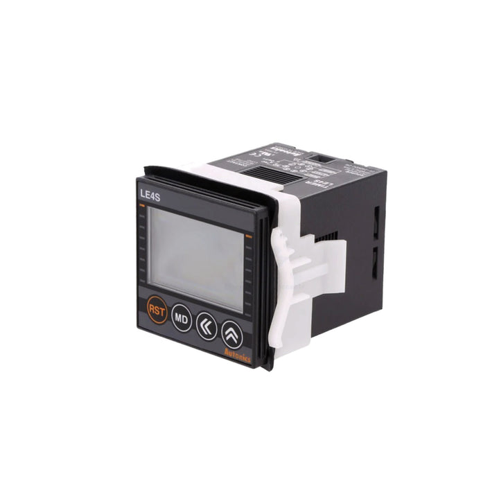 Autonics LE4S digital counter/timer with 4-digit LED display for automation control.