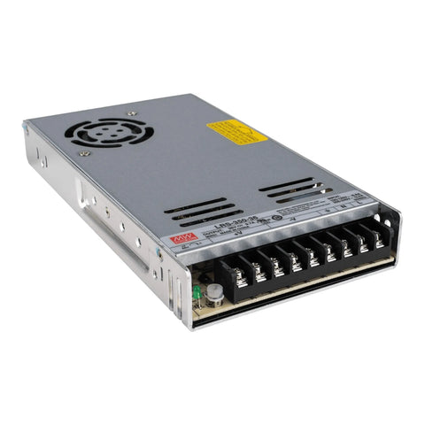 Mean Well LRS-350-36 enclosed power supply, 350 W, 36 V DC, 9.7 A, reliable and efficient for industrial and automation systems.