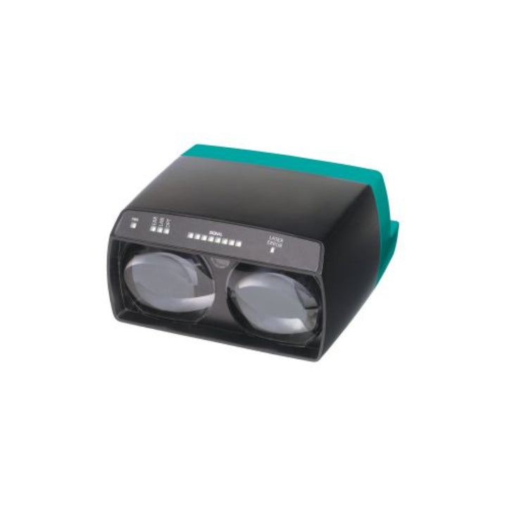 Pepperl+Fuchs LS682-DA/EN/F1 optical data coupler, 120 m range, RS-232/RS-422, IP67-rated.