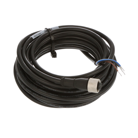 Banner Engineering MQDC-415 5-pin quick disconnect cable, M12 straight connector, 15 ft PVC jacket
