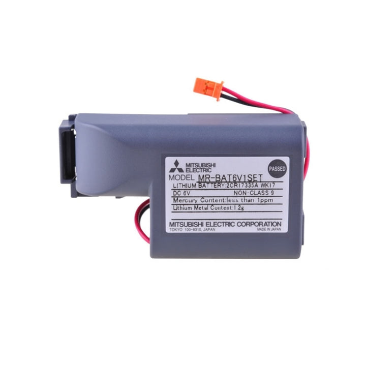 Mitsubishi MR-BAT6V1SET 6 V lithium battery, for MR-J3/MR-J4 servo encoder backup