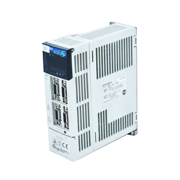 Mitsubishi MR‑J2S‑10A1 1.0 kW servo amplifier with SSCNET II and STO for precision motion and multi-axis control.