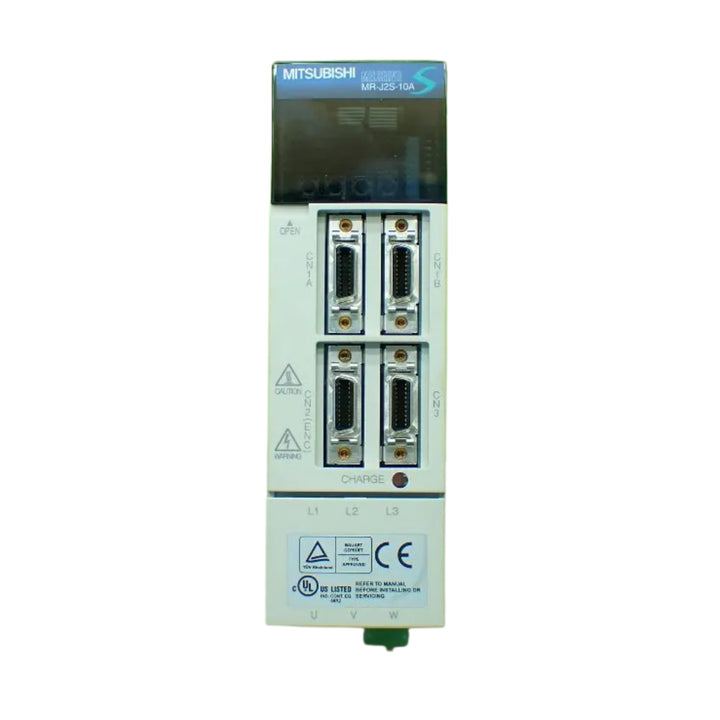 Mitsubishi MR-J2S-10A servo amplifier, 100 W, 200 V, analog/RS-232, MR-J2S series