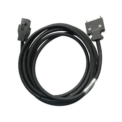 Mitsubishi MR-JCCBL2M-L encoder cable, 2 m low-profile, for MR-J3 servo motor connection
