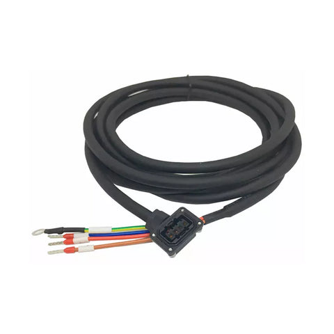Mitsubishi MR-PWS1CBL5M-A1-L servo power cable, 5 m, L-axis connector, for MR‑J3/MR‑J4 motors