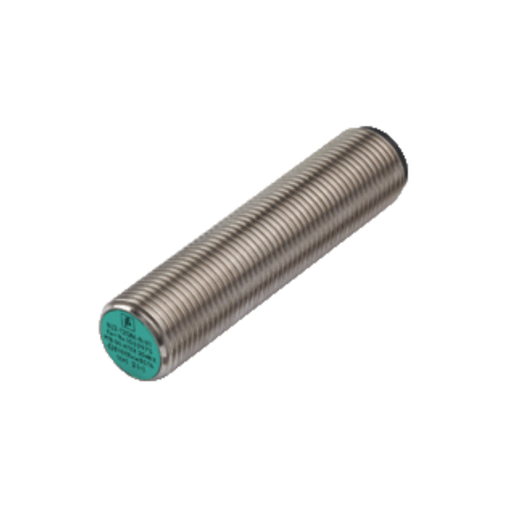 Pepperl+Fuchs NJ2-12GM-N-V1 inductive sensor, 2mm flush, NAMUR NC output, stainless steel housing, SIL 2 compliant.