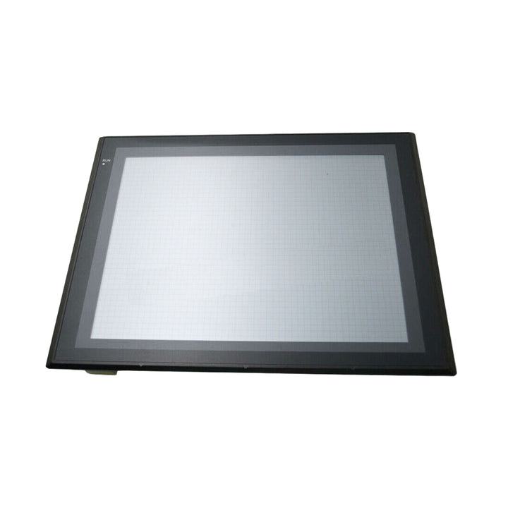 Omron NS12-TS01B-V2 12.1" HMI touchscreen with TFT LCD, Ethernet, RS-232C, and USB ports. Panel-mount interface for industrial control.