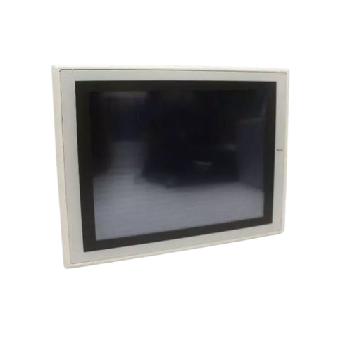 Omron NS8-TV01-V2 HMI with 8.4" TFT display, Ethernet, RS-232C, and 24 VDC power for industrial automation control.