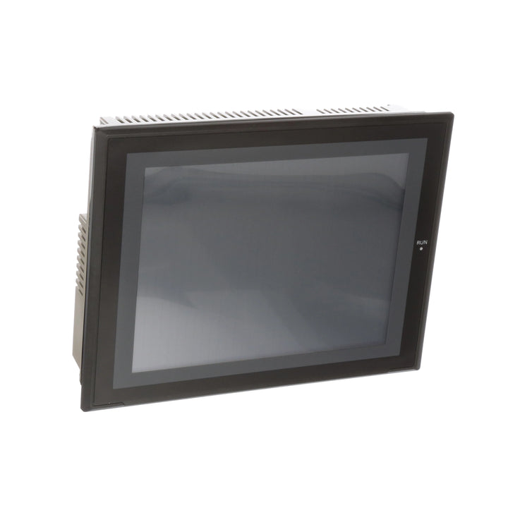 Omron NS8-TV01B-V2 8.4" HMI touchscreen with TFT LCD, Ethernet, and RS-232C ports for industrial automation control and monitoring.
